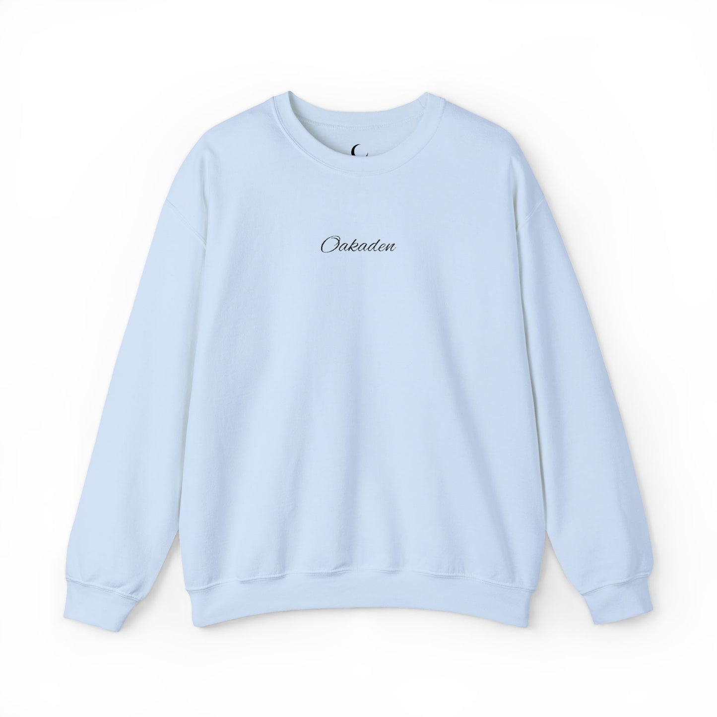 OAKADEN Sweatshirt Cursive - Light Blue