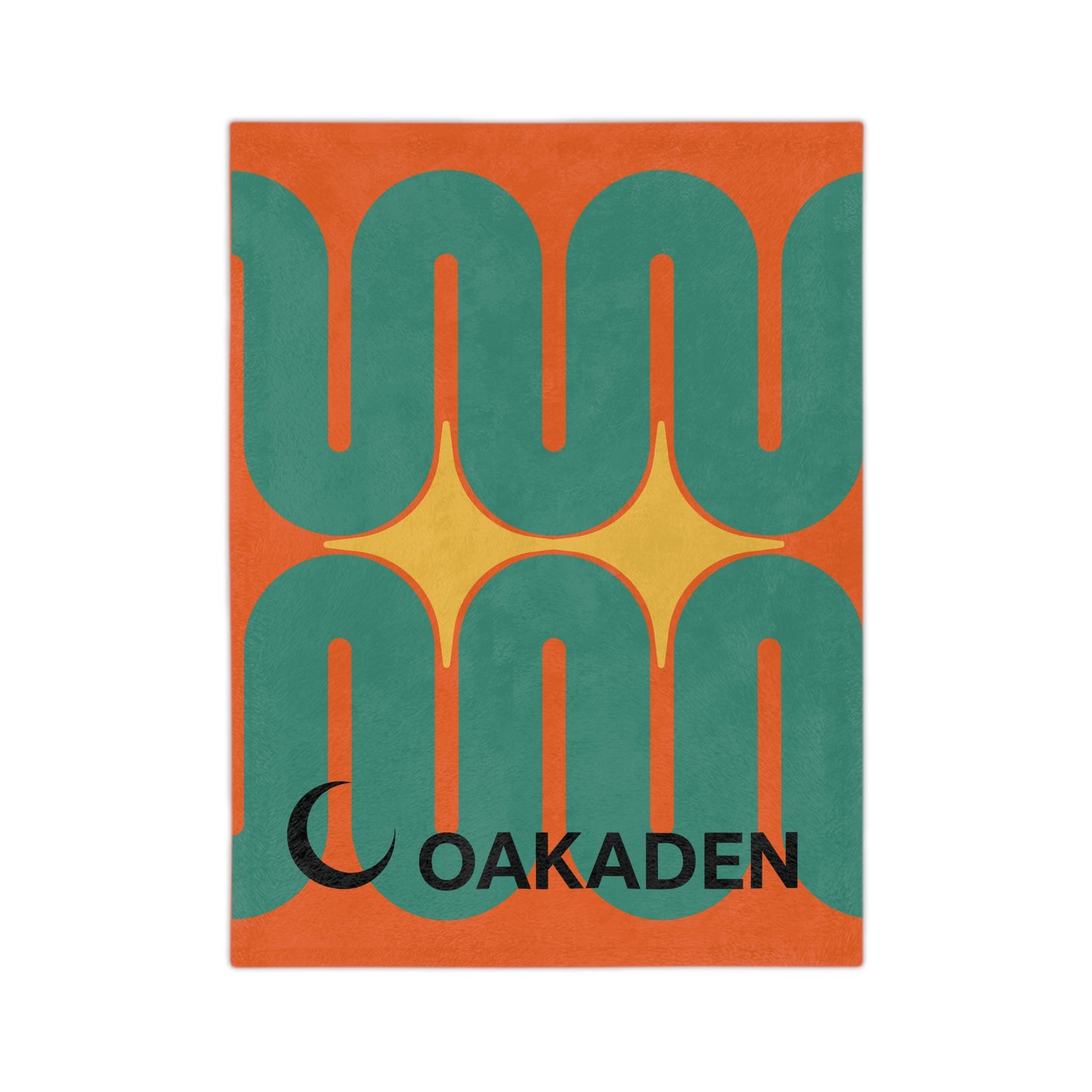 OAKADEN Retro Microfiber Blanket