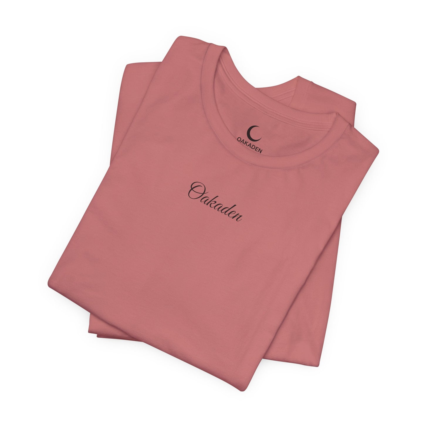 OAKADEN Cursive T-Shirt - Mauve