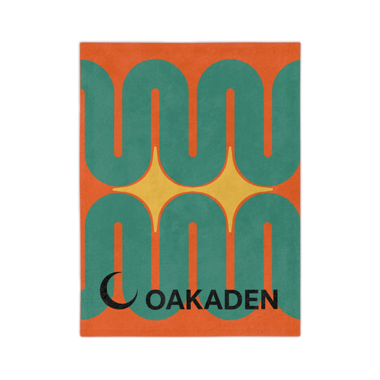 OAKADEN Retro Microfiber Blanket
