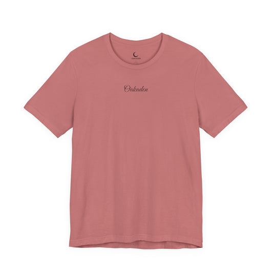 OAKADEN Cursive T-Shirt - Mauve